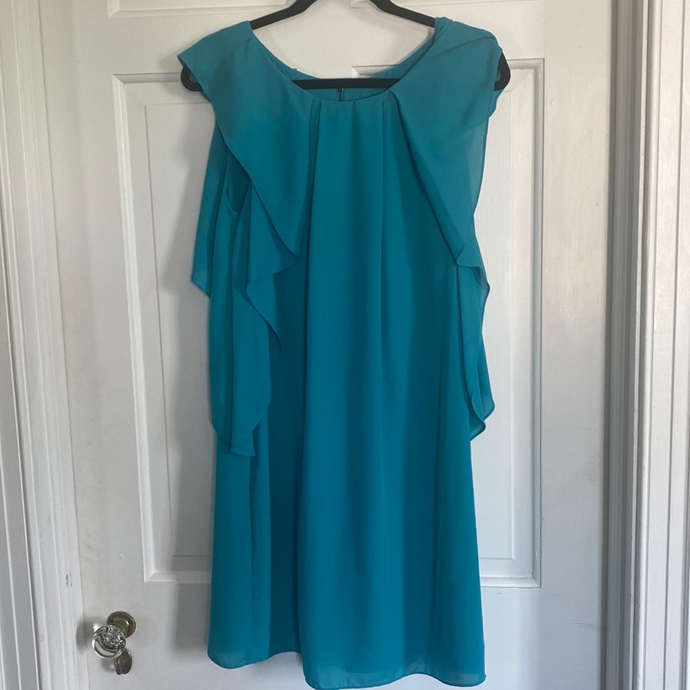 Vince Camuto dress with ruffle sleeves